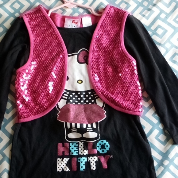 GIRLS hello Kitty vest shirt - Picture 3 of 7